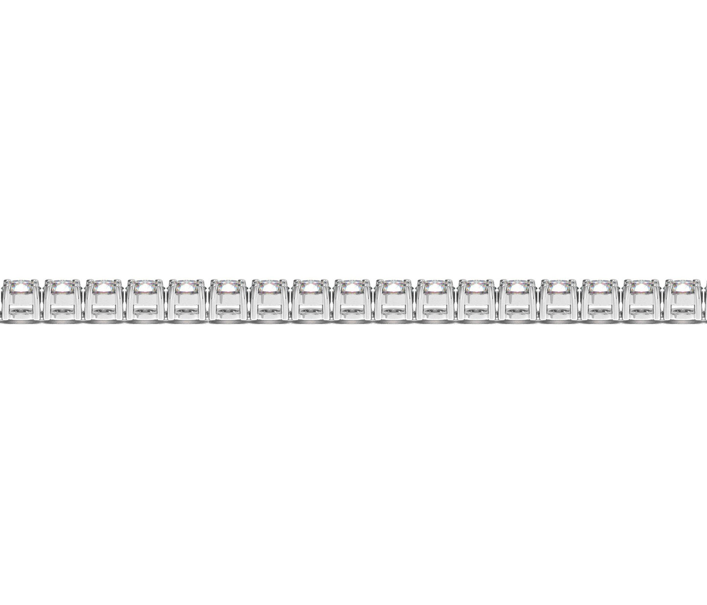 Lab Grown Round Diamond Tennis Bracelet in 14k White Gold (7 cctw F/G VS2/SI1)