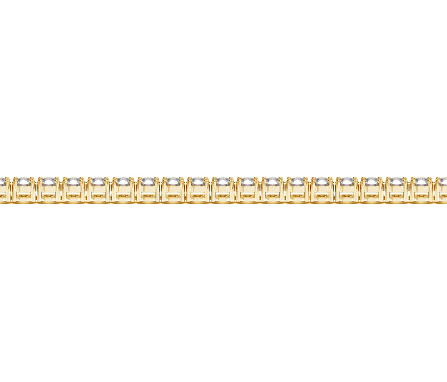 Lab Grown Round Diamond Tennis Bracelet in 14k Yellow Gold (5 cctw F/G VS2/SI1)