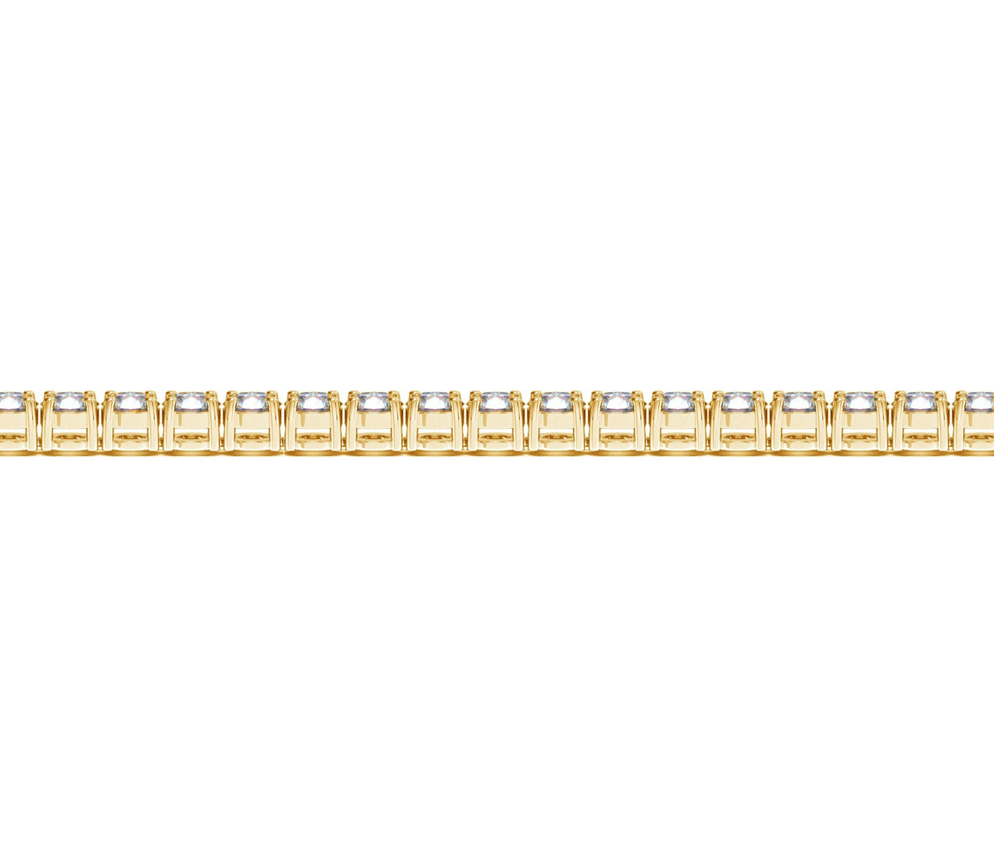 Lab Grown Round Diamond Tennis Bracelet in 14k Yellow Gold (6 cctw F/G VS2/SI1)